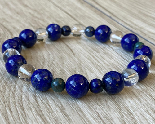 静けさと力強さを併せ持つ/ラピスラズリ・アズロマラカイト/ 天然石