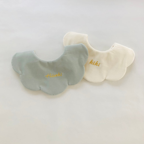 10カラー フレンチコーデュロイ スタイ［お名前刺繍］ スタイ