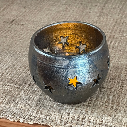 キャンドルポット(LEDロウソク) キャンドル・キャンドルホルダー 茜窯