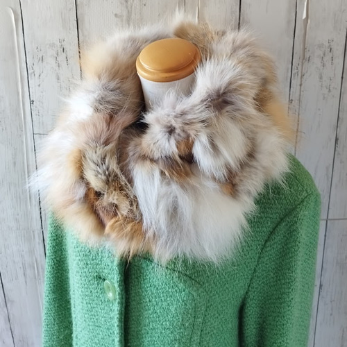 new antique fur ¶ レッドフォックスファーnejiriスヌード「ANON