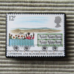 英國郵票胸針4566 第1張的照片