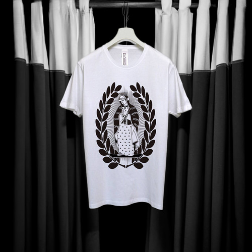 Virgin Mary at17 Black （ 聖母マリア様のホワイト Tシャツ