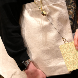 メロンなリール付き定期入れ（夕張メロン／クラウンメロン）｜牛革製 13枚目の画像