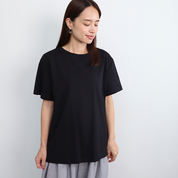 大輪廓T黑色 第7張的照片