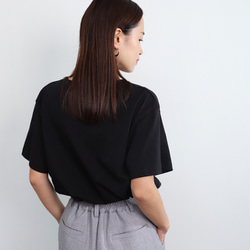 大輪廓T黑色 第4張的照片