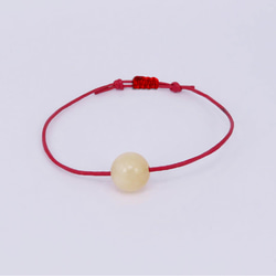 Sep Oct Nov December Red Cord Birthstone Leather Bracelet 1枚目の画像