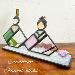 兜 D 白クリアL【ステンドグラス】ガラス 端午の節句 五月 その他