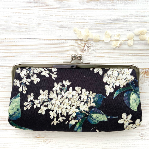 選べる ＊ラミネート＊ ダブルがま口長財布 親子がま口長財布 11×21