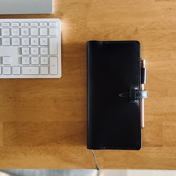 Sole&Stitch◆靴屋が作る革小物◆ハンドメイドのほぼ日手帳Weeksカバー／レザー／受注生産品 16枚目の画像