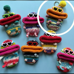 ラスト①】パクパクモンスター モジャ キーケース 小物入れ その他