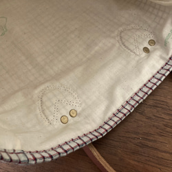 罕見的“1900 年代德國古董亞麻手工編織面料”手提包手提包皮包 第6張的照片
