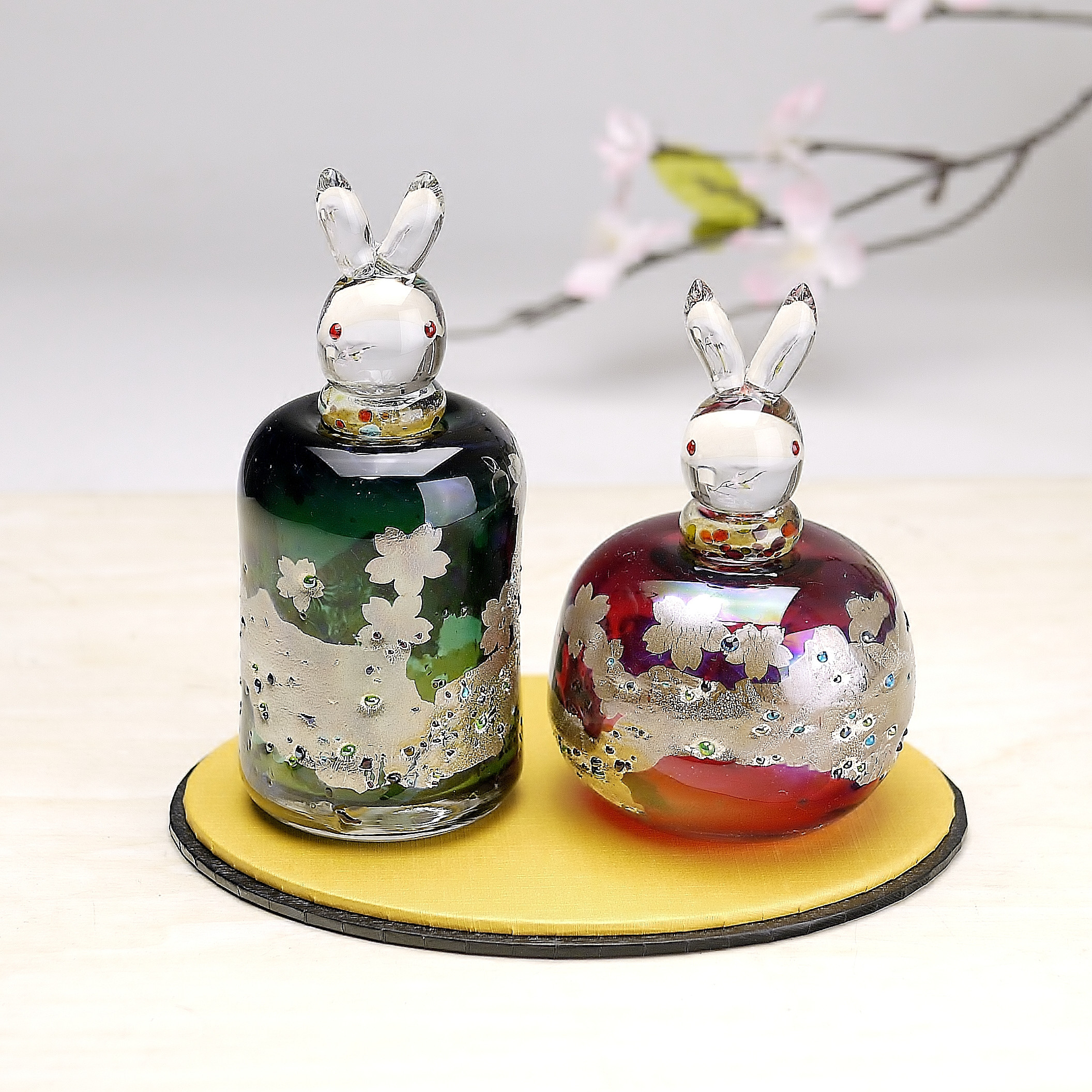 うさぎ雛　銀桜 E