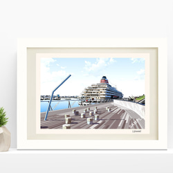 A4サイズ「ヨコハマ大桟橋」 1枚目の画像