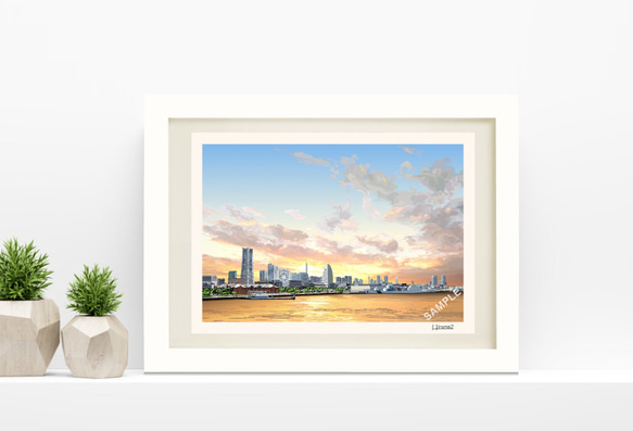 水彩画(みなとみらい21地区) 水彩画(みなとみらい21地区)