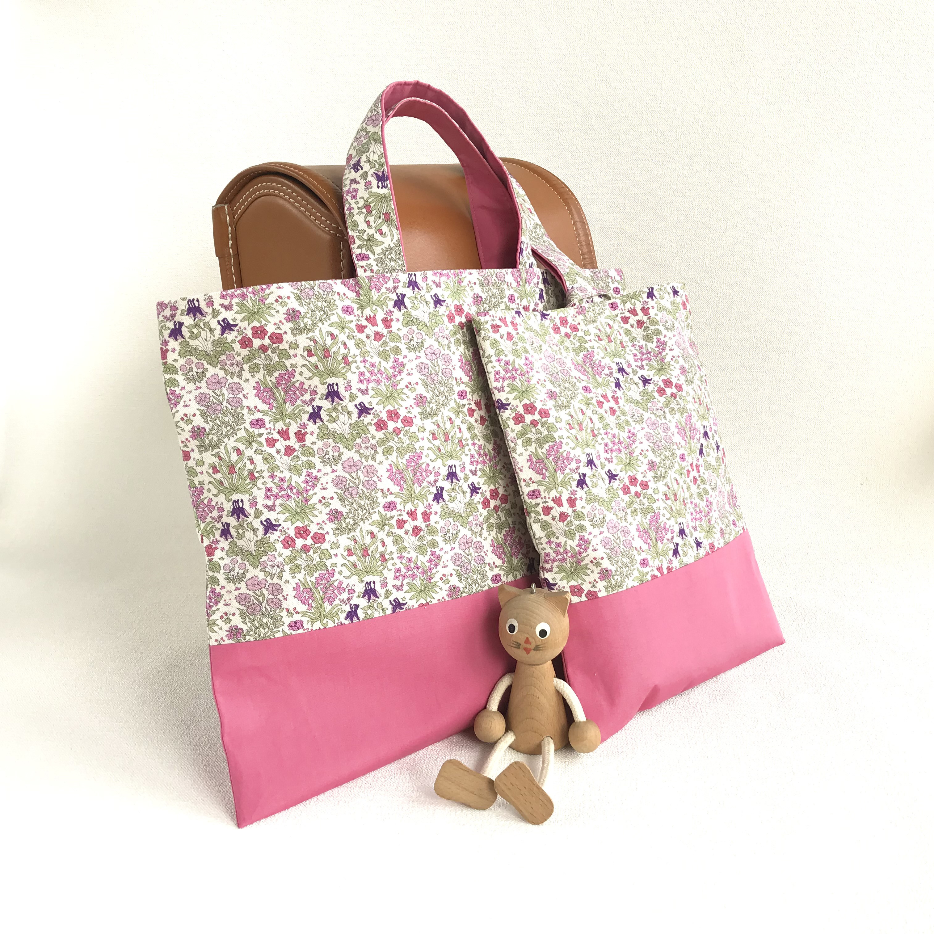 リバティ Liberty (Colomba) のレッスンバッグと上履き入れの２点セット　＊入園入学2026＊