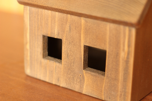 おうちBOX（ブラウン）　小物入れ　木箱 7枚目の画像