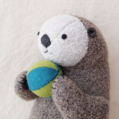 泣き虫ラッコさん アーティストベア 海外作家様 ハンドメイド ぬいぐるみ 泣き虫ラッコさん アーティストベア 海外作家様 ハンドメイド