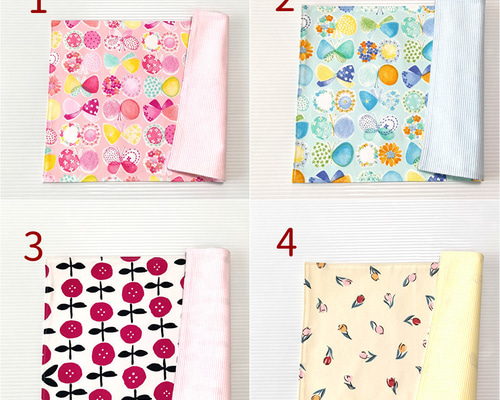 25✕35cm リバーシブル】キッズランチマット(ランチョンマット