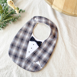 大判型】タキシード風スタイ⌘ スーツ フォーマル スタイ