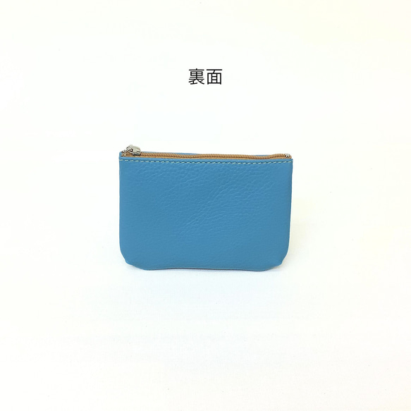 手のひらに収まる！牛革の小さいお財布　カラーが選べる＊受注製作＊ 5枚目の画像