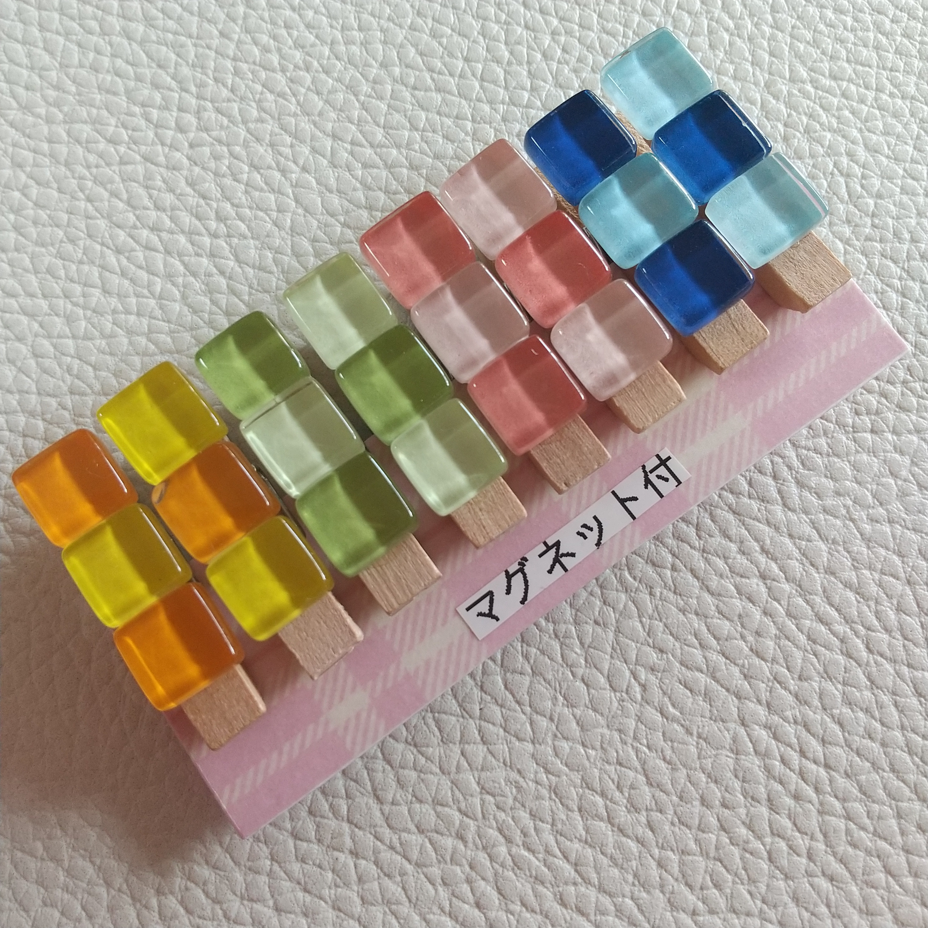 リバティ ハンドメイド クリップマグネット3個セット8