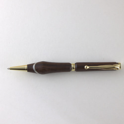 木製ボールペン【黒檀＋錫（コクタン＋スズ）】 3枚目の画像