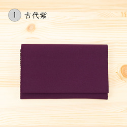 懐紙入れ （マチ広め） シルク 伝統工芸 日本製 京都 西陣織 綴 絹 ふくさばさみ（大判懐紙OK） 2枚目の画像