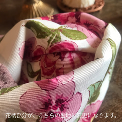 [3/2再次上架]我用的是亞麻絲絨。 「水彩花朵刺繡髮帶」頭帶頭巾髮飾春夏 第6張的照片