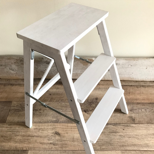 ベッドサイド 脚立ステップスツール 木材 スモール 踏み台 2段 ベッドサイド 木材 脚立ステップスツール 2段 スモール 踏み台