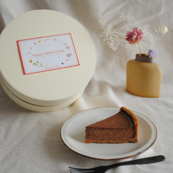 【クーベルチュールチョコレート使用】なめらか濃厚　生チョコチーズケーキ 3枚目の画像