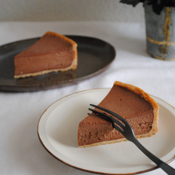 【クーベルチュールチョコレート使用】なめらか濃厚　生チョコチーズケーキ 8枚目の画像