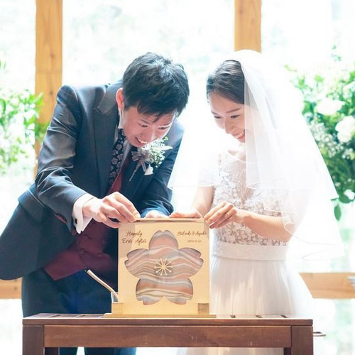サンドセレモニー サクラフレーム 結婚証明書 人前式