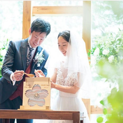 サンドセレモニー  サクラフレーム 　結婚証明書 人前式　ウェディング　ウェルカムスペース 2枚目の画像