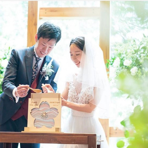 サンドセレモニー サクラフレーム 結婚証明書 人前式