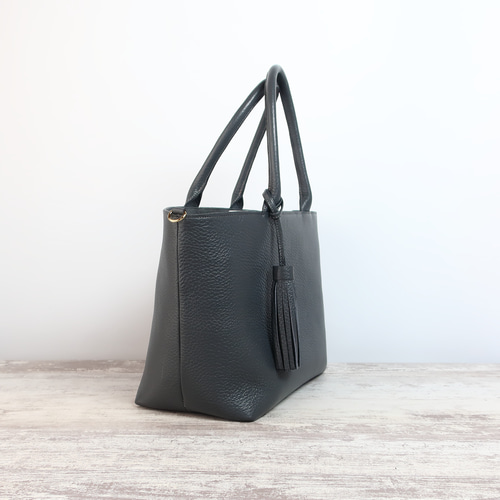 シンプルトートbag（L)☆彡受注製作・マチ幅15センチver