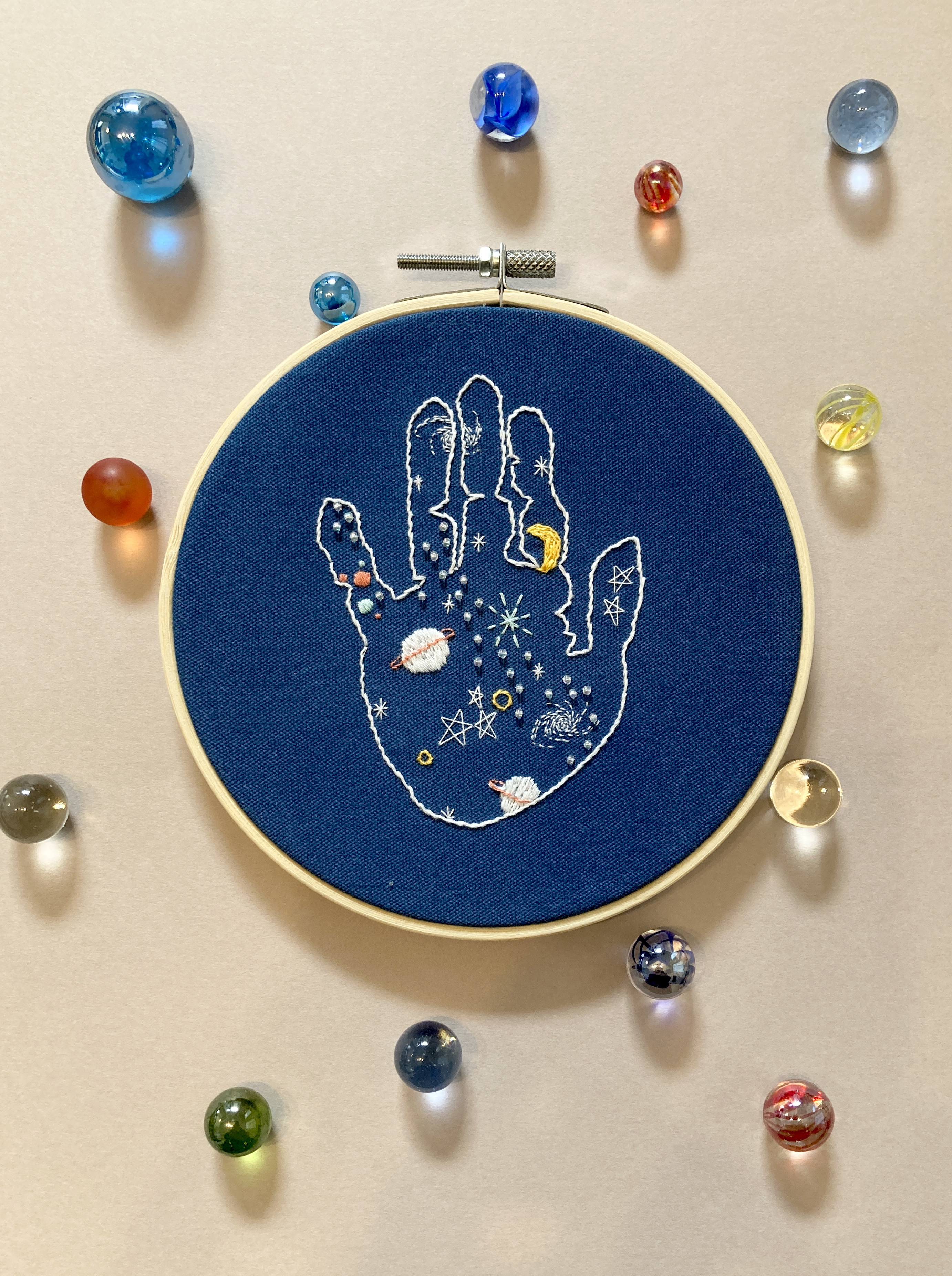 手形アート 宇宙 【受注制作】 雑貨・その他 nkn_meow 通販