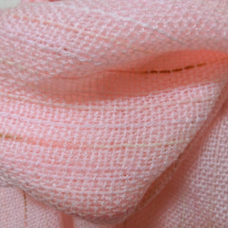 桜色の手織り広巾ストール　38×202cm 2枚目の画像