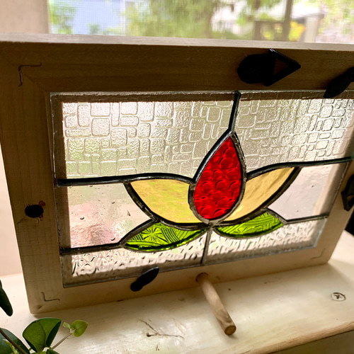 ステンドグラスパネル木台 木枠 ステンドグラス パネル 〈ご注文制作受付〉 | harmoniaroom