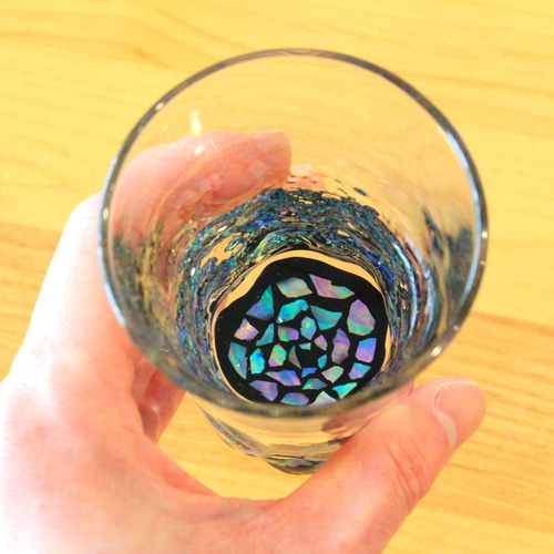 螺鈿グラス（ 星屑 ） グラス cosora 通販 6795748｜Creema