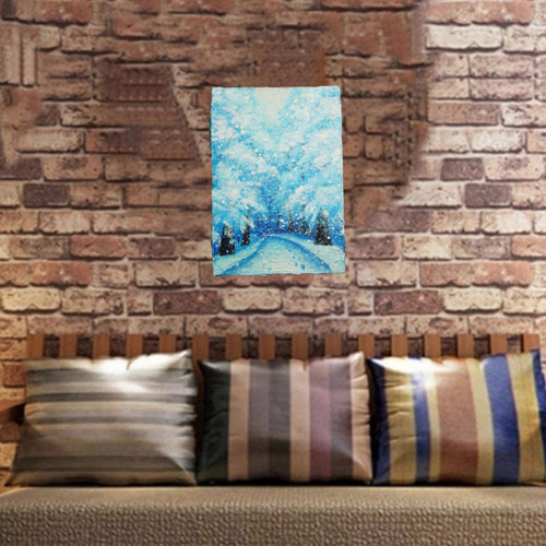 Amazon.co.jp: 小林幸三 白樺湖 F4号 シルバー 油彩画 油絵 風景
