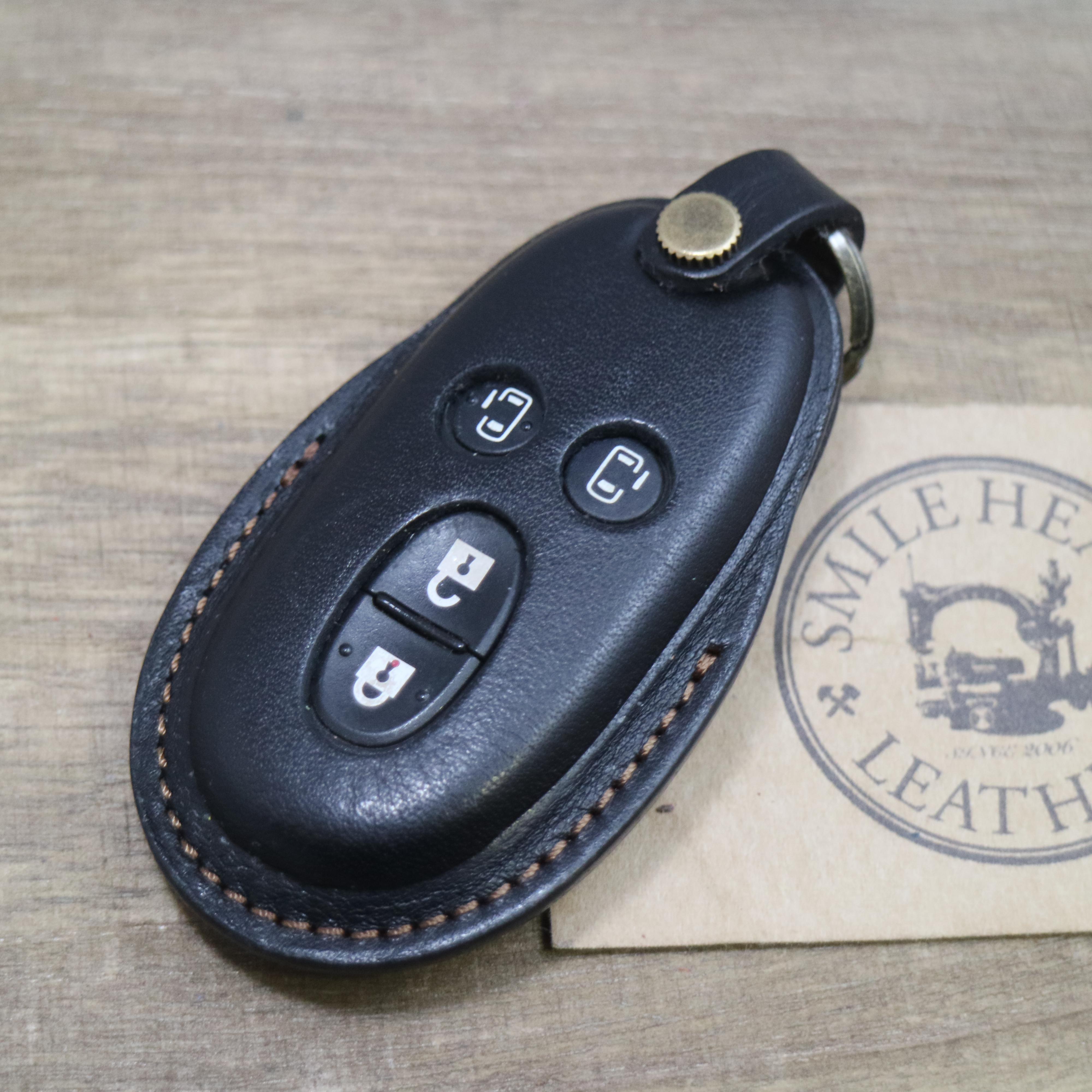 名入れ 無料 スマートキーケース　スズキ　本革 　ハスラー  スペーシア  ワゴンR　等  【レザーキースーツ】