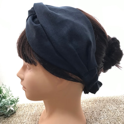 ヘアバンドタイプの三角巾（ちょうちょ刺繍）大人用　子ども用 ヘアバンドタイプの三角巾（ちょうちょ刺繍）大人／子どもサイズ