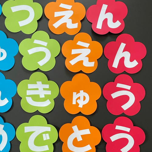 壁面飾り♪『そつえん』『にゅうえん』『しんきゅう』『おめでとう』花