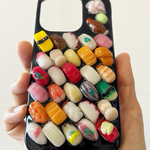 彩り鮮やかなお寿司のスマホケース スマホケース・カバー sakura 通販
