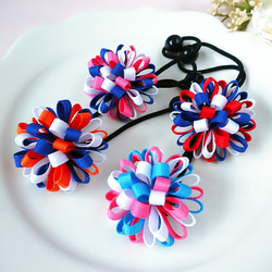 プリンセスティアラ☆ツインりぼんヘアーゴム☆リボンヘアゴム