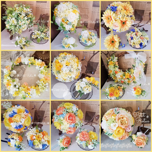 ドレスに合わせてオーダーブーケ【結婚式・ブライダル】ウェディング 