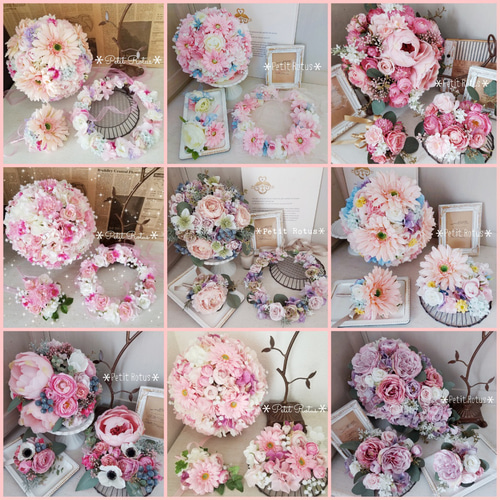 ドレスに合わせてオーダーブーケ＊結婚式・ブライダル ウェディング  