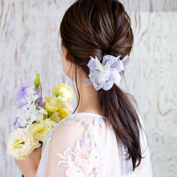 【春季限定】迷你 | Viola | 七彩花朵針織髮圈 第1張的照片