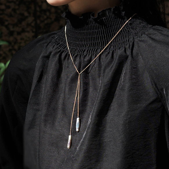   バースペンダント ネックレス 美品 23.5ct宝石☆ブルートパーズ マクラメネックレス1614 - 【Funky garuda