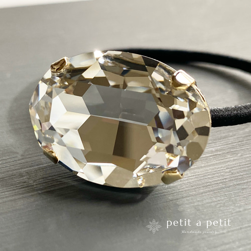 痛くない、落ちない☆舞桜のイヤーフック(Swarovski crystal使用